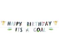 Folat 27570 Bleu Vert Ensemble de guirlande de lettres-Fantastic 1,5 mètres-Décoration d'anniversaire, Fournitures de Fête sur le Thème du Football pour enfants garçons et filles, Multicolore