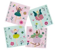 Folat 27601 Serviettes papier pour fête d'anniversaire Serviettes - Fabulous Fairy - 33 x 33 cm - 20 pièces Fées et elfes, l'anniversaire d'enfant fille