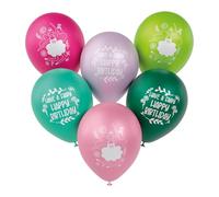 Folat 27613 Ballons de fête dánniversaire Ballons en latex - Fabulous Fairy - 33 cm - 6 pièces Thème des Fées pour Filles Enfants