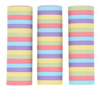 Folat 27775 Décoration d'anniversaire colorée-Serpentine-Stripetastic-4 m-3 pièces-Articles de fête pour enfants et adultes, Multicolore