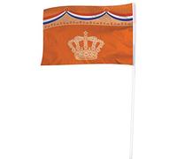 Folat-30669 Drapeau Couronne Orange 100x150cm, 30669