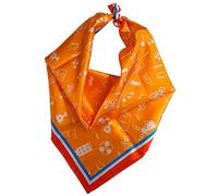 Folat-31516 Echarpe Orange pour Femmes-70x70cm, 31516, 20 x 9 x 3 cm