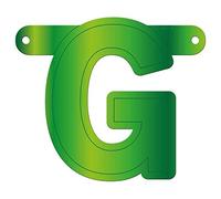 Folat 50062 Bannière Lettre G : Vert citron