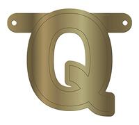 Folat 50165 Bannière Lettre Q : Or métallisé
