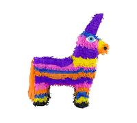 Folat- Donkey 60920 Pinata Âne Lama alpaga 57 x 37 cm-Décoration de fête pour Anniversaire d'enfant Jeu, Idée de Cadeau, Party, Mariage à remplir de Bonbons, confettis, présente, Multicolore, Costumes