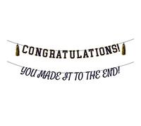 Folat 61543 Guirlandes de lettres Academic Elegance-2 pièces, Violet