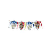 Folat Guirlande de fanions Knights 62857 6 m