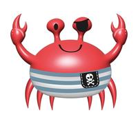 Folat 62931 Ballon crabe Rouge Ballon Aluminium - Forme - Crabe - 93 x 75 cm Mer Anniversaire Décoration