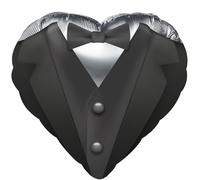 Folat 62937 Ballon de Mariage en Décoration Ballon Aluminium - Forme - Costume de mariage - 45 cm Gonflables Fête de mariage