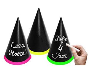 Folat 63704 Lot de 6 chapeaux de fête unisexe pour adulte Multicolore