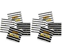 Folat 63756 Serviettes-BlackGold HNY-33 x 33 cm-20 pièces-Décorations de réveillon du Nouvel, Fournitures de fête Happy New Year, Bonne année, Multicolore (Lot de 2)