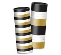 Folat 63761 Serpentin - BlackGold HNY - 4mm x 4 mètres - 2 pièces - Décorations de réveillon du Nouvel, Fournitures de fête Happy New Year, Bonne année