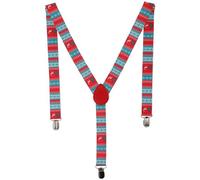 Folat 63784 Bretelles-Fairisle-Cozy Christmas Couleurs, Noël Photo Accessoires de fête, Multicolore