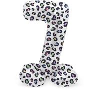 Folat 64747 Ballon Aluminium Numéro avec base Chiffre 7 Bright Panther 41 cm - Pour Date d'anniversaire, Anniversaire, Décoration, pas besoin d'hélium