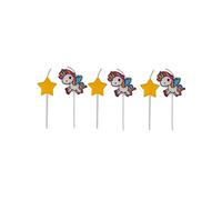 Folat 65049 Lot de 6 bougies d'anniversaire Motif licorne