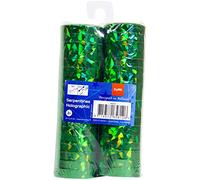 Folat 65812 - Serpentins - Vert holographique - 2 Rouleaux de 18 Serpents - 4 m de Long