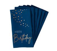 Folat 66002 Serviettes Elegant True Blue 33x33cm - 10 pièces