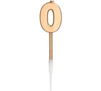 Folat 66036 Bougie Chiffre 6 Bronze Métallique