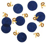 Folat 66370 Confettis Elegant True Blue 70 Ans - 25 grammes