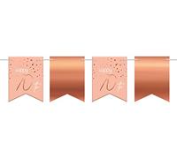 Folat 67470 Guirlande de Fanions Elegant Lush Blush 70 Ans - 6 mètres