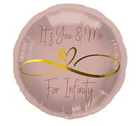 Folat 67947 Ballon en aluminium Infinity Love - 45 cm