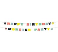 Folat Guirlandes de lettres Monster Bash 68288 – 2 pièces, multicolore