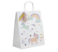 Folat- Licornes 68315 Sacs de Distribution Unicorns & Rainbows-6 pièces, À Fleur, Multicolore, Mittel