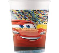 Procos- Folat Gobelets Papier FSC Cars 3 200ml-8 pièces, 93472P, Multicolore