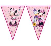 Procos- Folat 93834P Ligne de Drapeau FSC Minnie Mouse-2,3 mètres, Rose