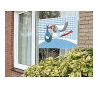Folat B.V. Fenêtre Drapeau Cigogne avec ventouse Bleu clair Bleu G