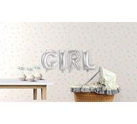 Folat - Ballon à Gonfler 'Girl' Argenté - 36cm