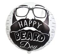 Folat - Ballon alu Happy Beard Day - 45cm