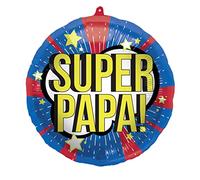 Folat - Ballon aluminium 'Super Papa!' - 45 cm