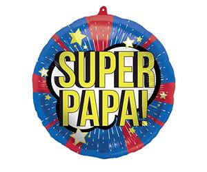 Folat - Ballon aluminium 'Super Papa!' - 45 cm