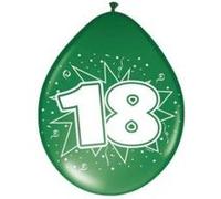 Folat Ballons 30cm étoiles: 18 ans 8 pièces Multicolor G