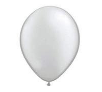 Folat- Ballons Argentés Métalliques 30cm-10 pièces, 08404, Lot de 10
