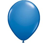 Folat-Ballons Bleu Foncé 30cm-10 pièces, 08173