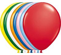 Folat- Ballons Couleurs Mélangées Métalliques 30cm-50pièces, 19142, Multicolore, Taille Unique
