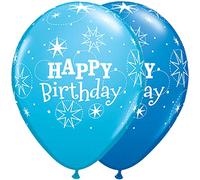 Folat Ballons d'anniversaire bleus, 38858Q, Blauw