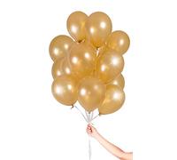 Folat - Ballons d'or avec ruban 23cm - 30 pièces