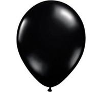 Folat ballons junior 13 cm latex noir 100 pièces Zwart G