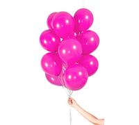Folat - Ballons magenta avec ruban 23cm - 30 pièces