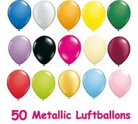 Folat Ballons Métalliques Multicolores - 30 cm - 100 pièces