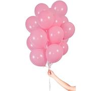 Folat - Ballons rose clair avec ruban 23cm - 30 pièces