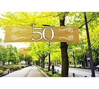 Folat Banner 50 Or Mariage, Polyester, env. 40 x 180 cm