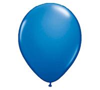 Folat Bleu Métallisé Ballons Foncés Métalliques 30cm-50 pièces, 19130, 50er Pack
