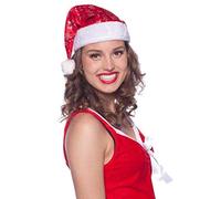 Folat Bonnet de Père Noël rouge et blanc