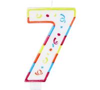 Folat Bougie XL 7 Ans avec Support, 22927, Multicolore