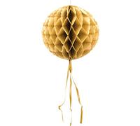 Folat Boule décorative nid d'abeille Doré 30 cm
