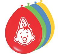 Folat - Bumba Clown Balloons - Multi Colors - 8 Pieces